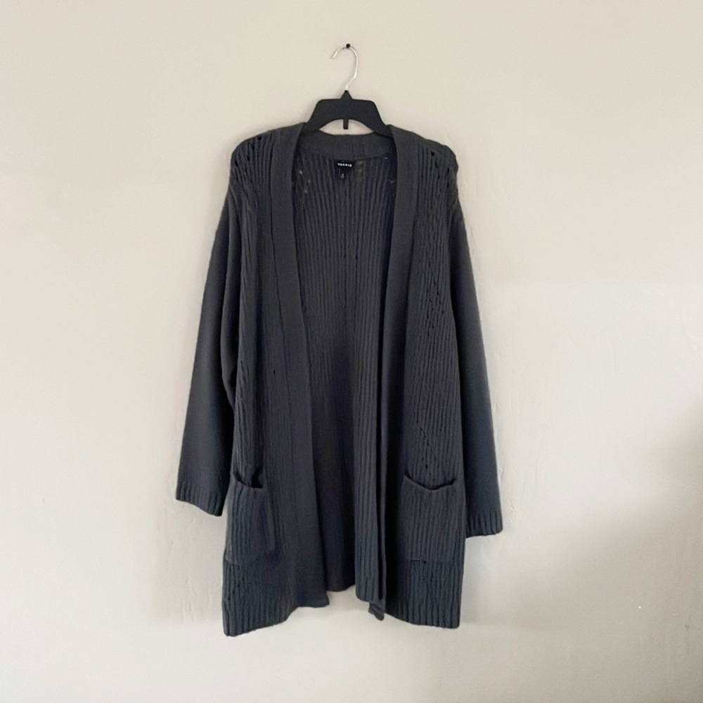 🌿Final Sale Torrid Gray‎ Knit Sweater Cardigan